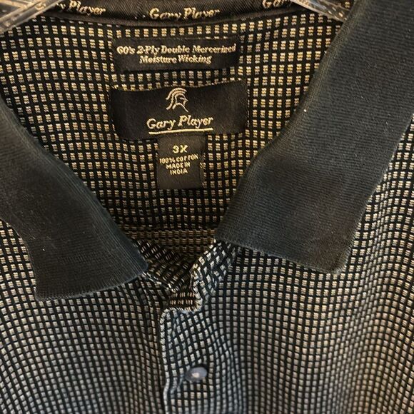 Men's Gary Player Polo Golf Shirt 100% Cotton Short Sleeve size 3XL - Picture 2 of 7